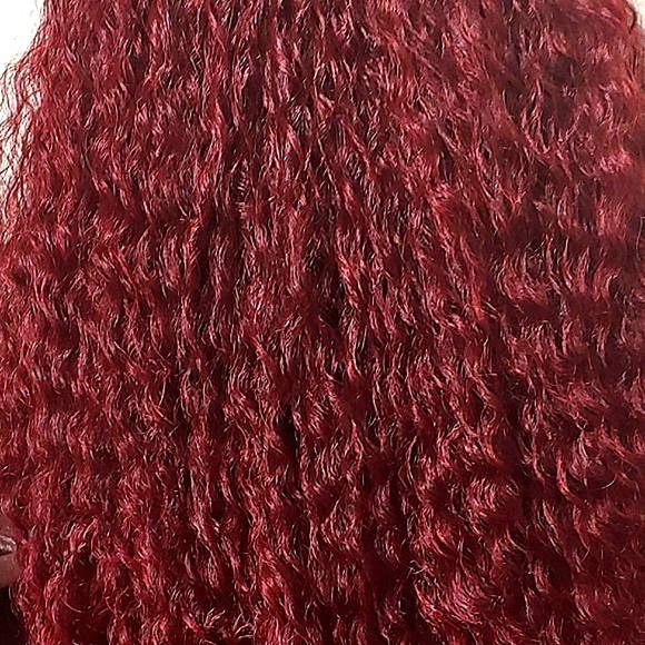Outre Converti-Cap Half-Wig: Pina Curl Ada (Color Available: DR Red Velvet) - Picture 8 of 14